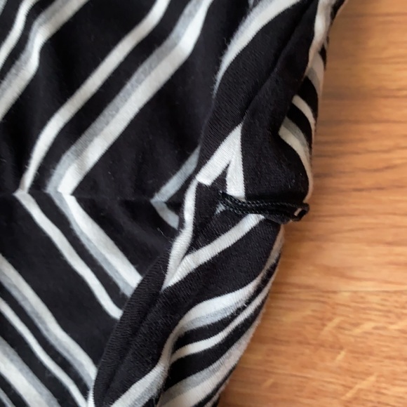 WHBM black and white striped dress, size small - Picture 5 of 7